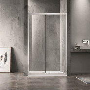 Душевая дверь Azario Milton 140 см AZ-ND6121 1400, хром/прозрачное - фото 2
