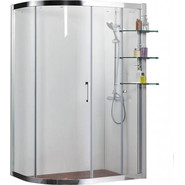 Душевое ограждение Azario Victoria AZ-NNQ2131-1-L 120х90 см (стекло 8 мм) хром/прозрачное - фото 3
