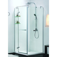 Душевое ограждение Azario Montreal AZ-NWG1231-L 90х90 см (стекло 8 мм) алюминий/прозрачное - фото 3