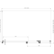 Душевое ограждение Azario Vancouver AZ-NKF1131 R 120х80 см (стекло 8 мм) алюминий/прозрачное - фото 5