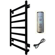 Полотенцесушитель электрический Тругор Пэк сп 20 П7 500х800 мм, чёрный (возможность скрытого подключения) 00-00042997 - фото 