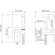 Набор для гигиенического душа WasserKraft A71138 - фото 3