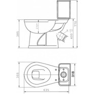 Унитаз-компакт Оскольская керамика Дора Комфорт с полипропиленовой крышкой микролифт 47301130406 - фото 5
