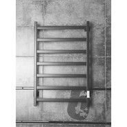 Полотенцесушитель электрический Тругор Пэк сп 20 П7 500х800 мм, чёрный (возможность скрытого подключения) 00-00042997 - фото 2