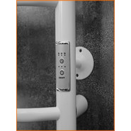 Полотенцесушитель электрический Тругор Пэк сп 6 ВГП 500х800 мм, белый (возможность скрытого подключения) 00-00036150 - фото 3