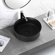 Раковина-чаша Abber Bequem 40 см AC2103MB, черный матовый - фото 3