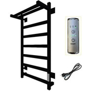Полотенцесушитель электрический Тругор Пэк сп 20 ВГП с полкой П7 500х800 мм, чёрный (возможность скрытого подключения) 00-00043119 - фото 