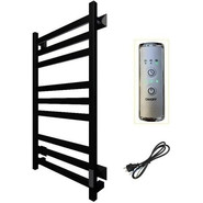 Полотенцесушитель электрический Тругор Пэк сп 21 ВГП П9 500х800 мм, чёрный (возможность скрытого подключения) 00-00043008, Цвет производителя: чёрный - фото 