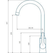 Смеситель для кухни Haiba HB70652 - фото 2