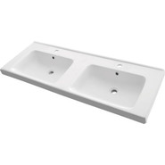 Тумба подвесная с раковиной Comforty Дуэт 125 см, дуб натуральный - фото 2