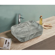 Раковина-чаша Azario 60 см AZ-78625, мрамор - фото 2