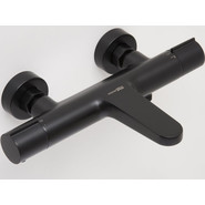 Смеситель для ванны с термостатом WasserKraft Elbe 7411 Thermo, черный - фото 3