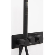 Смеситель для душа с термостатом WasserKraft Elbe 7488 Thermo, черный - фото 6