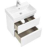 Тумба подвесная с раковиной Roca Oleta 60 см A857639501, белый матовый - фото 3