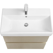 Тумба подвесная с раковиной Roca Oleta 80 см A857640515, капучино - фото 2