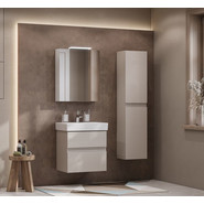 Тумба подвесная с раковиной Roca Oleta 80 см A857640515, капучино - фото 5