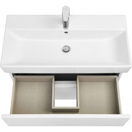 Тумба подвесная с раковиной Roca Oleta 80 см A857640501, белый матовый - фото 3