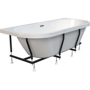 Ванна акриловая Радомир Вальс Макси 180x80 см, монолитная со сливом переливом Вальс - фото 3