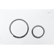 Кнопка смыва Azario AZ-8200-0045, белый/хром - фото 