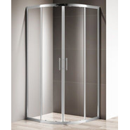 Душевое ограждение Cezares 100х100 см MOMENTO-R-2-100-C-Cr, хром/прозрачное - фото 