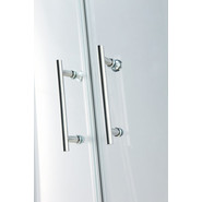 Душевое ограждение Cezares 100х100 см MOMENTO-R-2-100-C-Cr, хром/прозрачное - фото 4