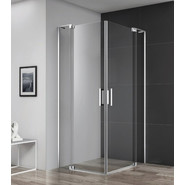 Душевое ограждение Cezares (70-80)х(100-110) см SLIDER-AH-2-70/80-100/110-C-Cr (стекло 8 мм) хром/прозрачное - фото 