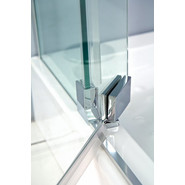 Душевое ограждение Cezares (70-80)х(100-110) см SLIDER-AH-2-70/80-100/110-C-Cr (стекло 8 мм) хром/прозрачное - фото 2