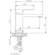 Набор смесителей 3 в 1 для ванны BelBagno Romano - фото 5