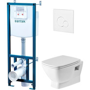 Инсталляция с подвесным унитазом Santek Нео Rimless 1.WH50.1.758 - фото 