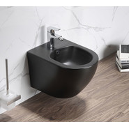 Биде подвесное Azario Grado AZ-0046-BN, черный - фото 3