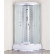Душевая кабина Loranto 100х100 см CS-6610-25FW 100, хром/матовое - фото 2