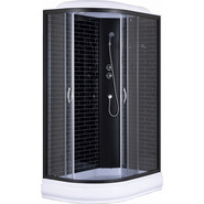Душевая кабина Loranto 120х80 см CS-66120-20R GB 120, черный/серое - фото 
