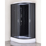 Душевая кабина Loranto 120х80 см CS-66120-20L GB 120, черный/серое - фото 2