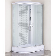 Душевая кабина Loranto 120х80 см CS-66120-20R FW 120, хром/матовое - фото 2