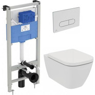 Инсталляция Ideal Standard Prosys 120 P с подвесным безободковым унитазом i.Life B IP001401 - фото 