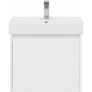 Тумба подвесная с раковиной Aquanet Nova Lite 60 см 242574 (1 ящик) белый, Цвет фасада: белый - фото 
