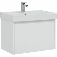 Тумба подвесная с раковиной Aquanet Nova Lite 75 см 242275 (1 ящик) белый - фото 3