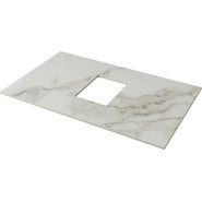 Тумба подвесная со столешницей Aquanet Nova Lite 75 см 242272 (2 ящика) белый, Цвет фасада: белый - фото 2