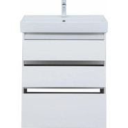 Тумба напольная с раковиной Aquanet Nova Lite 75 см 302472 (3 ящика) белый, Цвет фасада: белый - фото 6