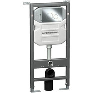 Инсталляция с подвесным унитазом Ceramicanova Forma Rimless CN3009_1001CH_1000 - фото 2