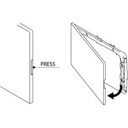 Кнопка смыва Oli Glam (механическая) 139186, хром матовый - фото 3