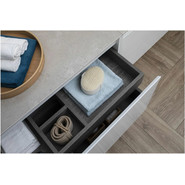 Тумба подвесная со столешницей Aquanet Nova Lite 100 см 242580 (1 ящик) белый, Цвет фасада: белый - фото 4