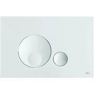 Кнопка смыва Oli Globe (механическая) 152949, белый - фото 