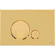 Кнопка смыва Oli Globe (механическая) 152954, золото - фото 