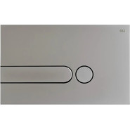 Кнопка смыва Oli I-Plate (механическая) 670006, хром матовый - фото 