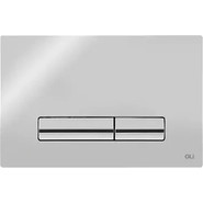 Кнопка смыва Oli Glam OLIpure (механическая) 139179, хром глянцевый - фото 