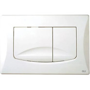 Кнопка смыва Oli River Dual (механическая) 638501, белый - фото 