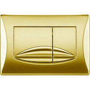 Кнопка смыва Oli River Dual (механическая) 638508, золото - фото 