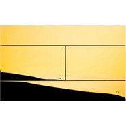 Кнопка смыва Oli Slim (механическая) 154962, золото - фото 