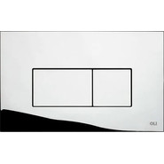 Кнопка смыва Oli Stream (механическая) 641504, хром глянцевый - фото 